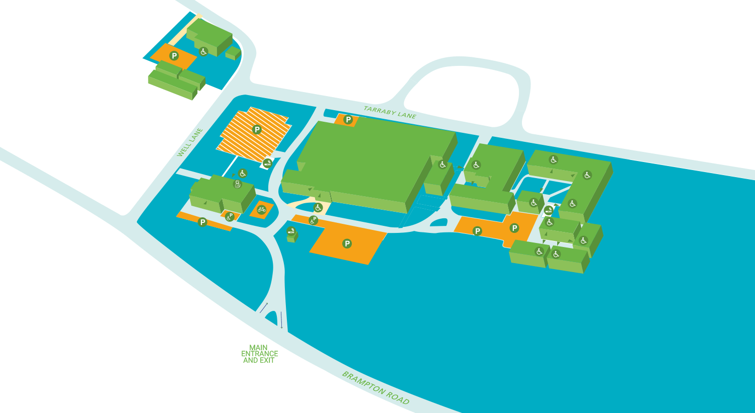 Brampton campus Map