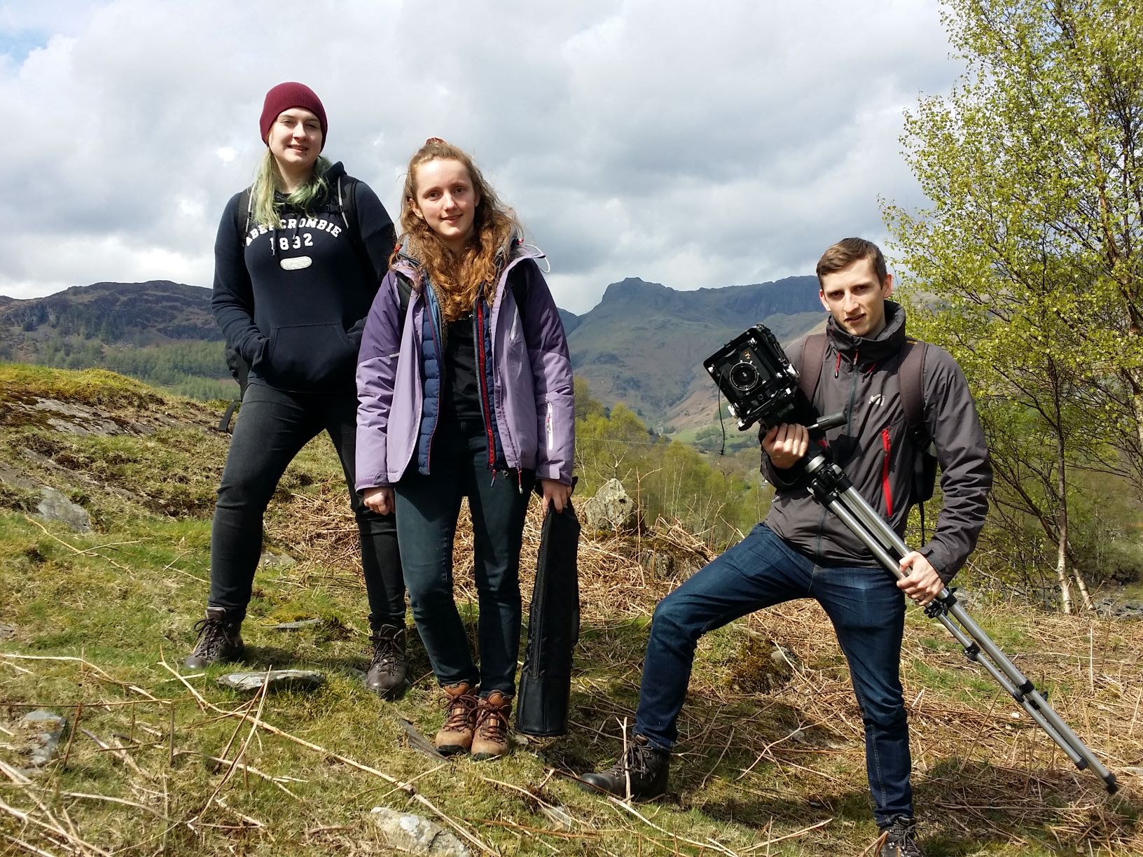 Photography students on field trip to Langdale