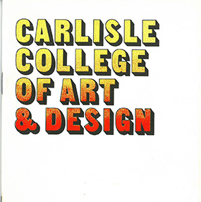 Carlisle College of Art and Design 1974-75