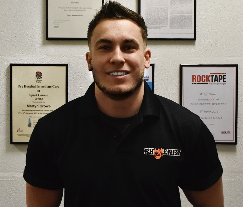 An interview with BSc (Hons) Sport Rehabilitation Graduate – Martyn Crowe name
