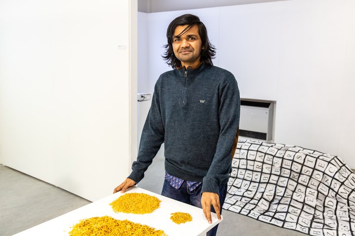 Fine Art student Kailas Sreekumar exhibiting at the MA Show in 2019