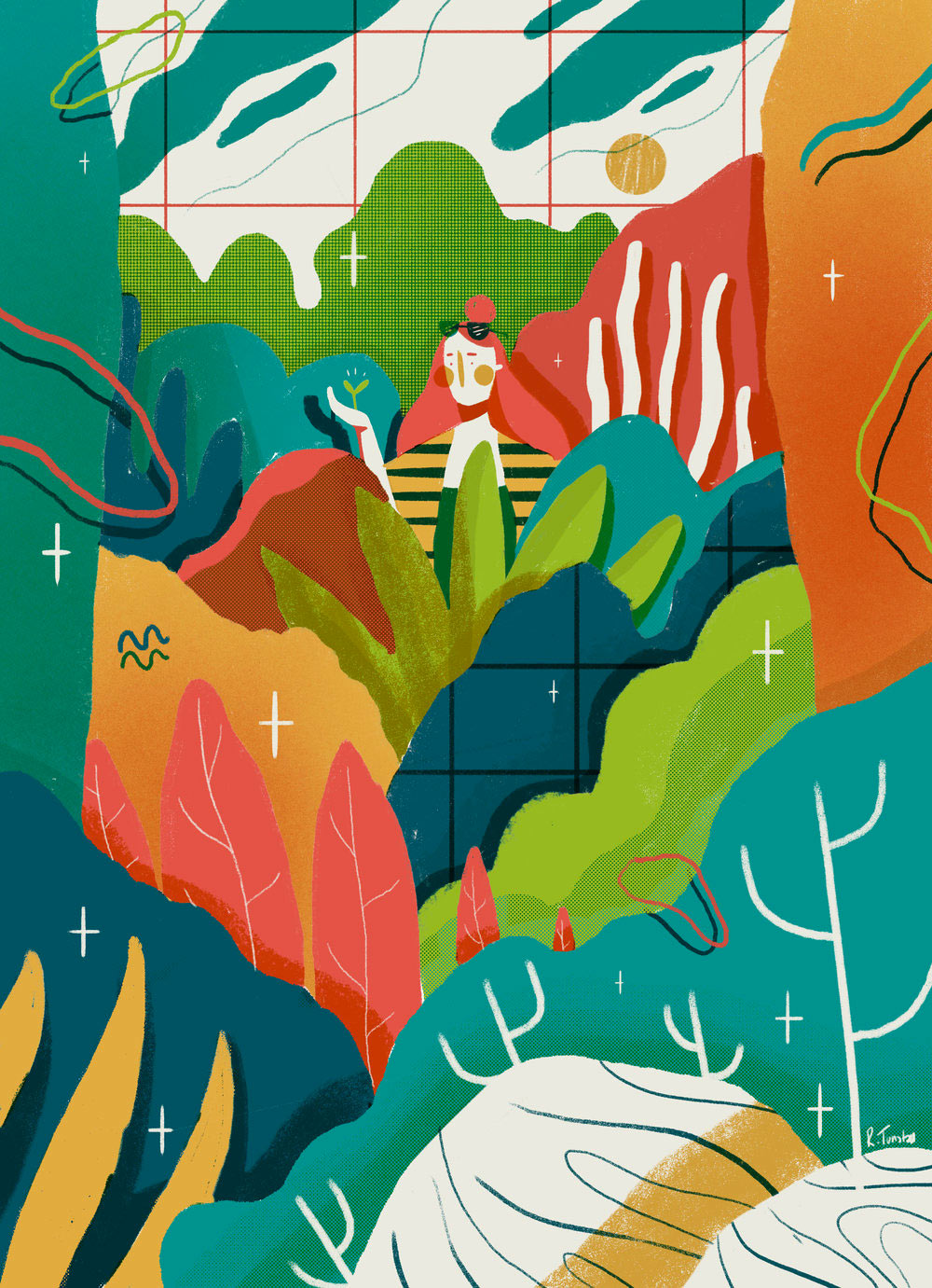 An illustration by student Rachel Tunstall An illustration by student Rachel Tunstall