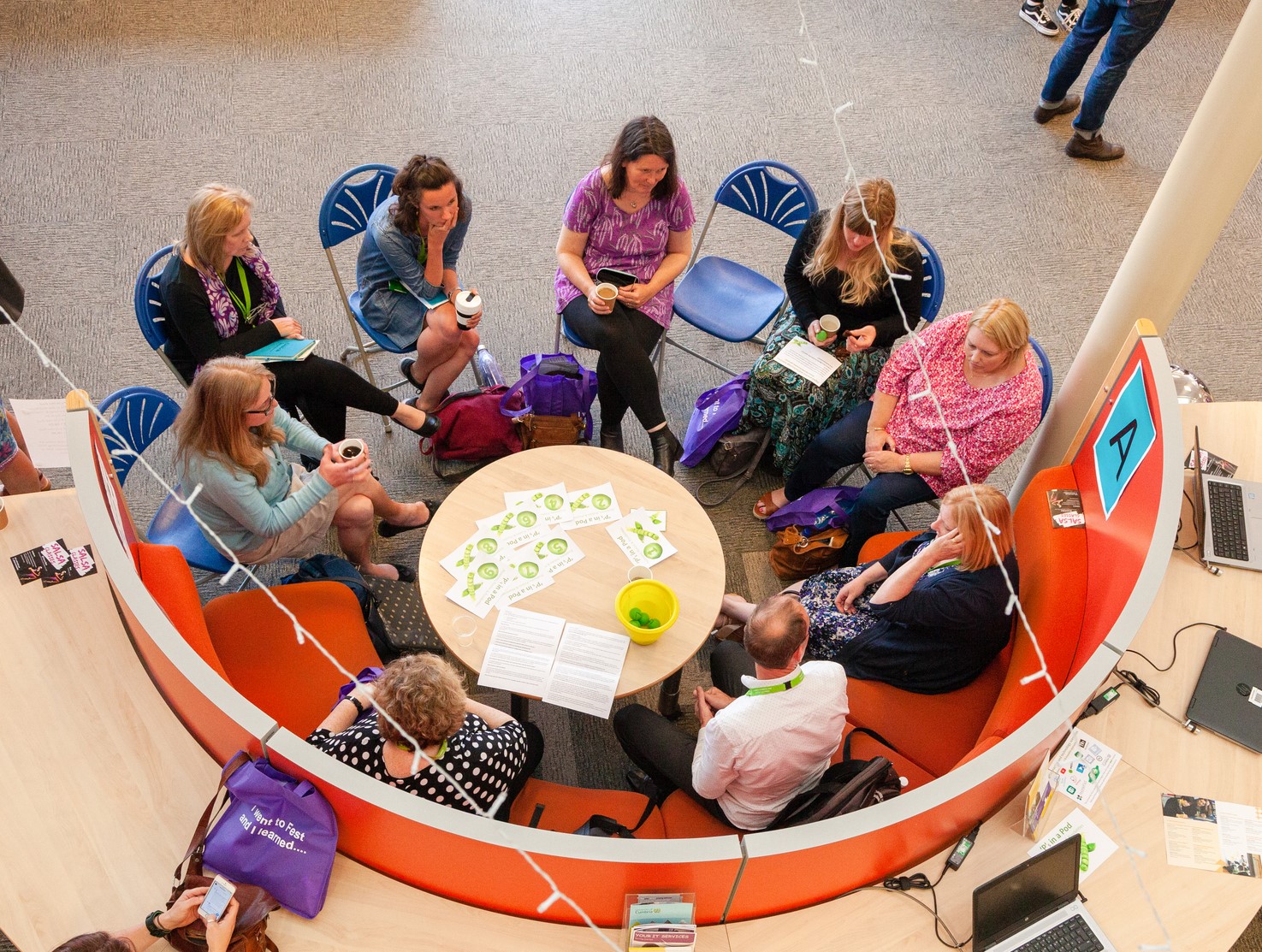 A circle meeting.