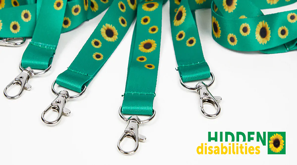 Hidden Disabilities Sunflower lanyard scheme