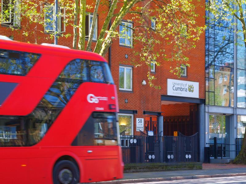 image of the London campus building 