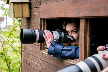 Photography students