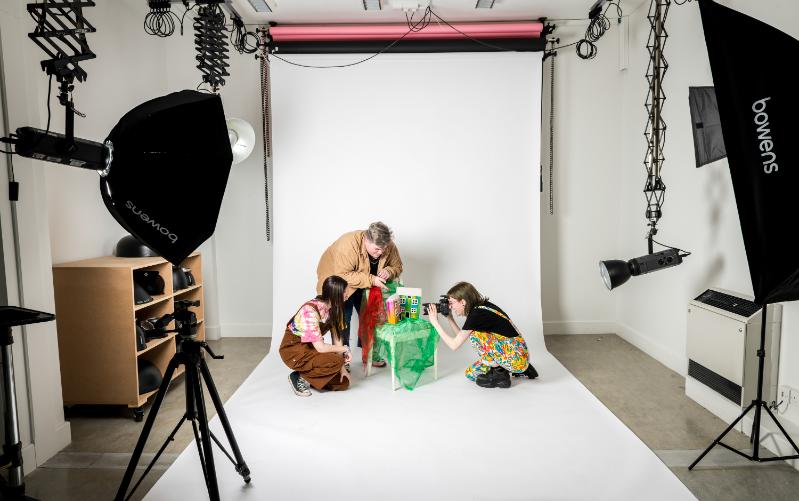 Photography students