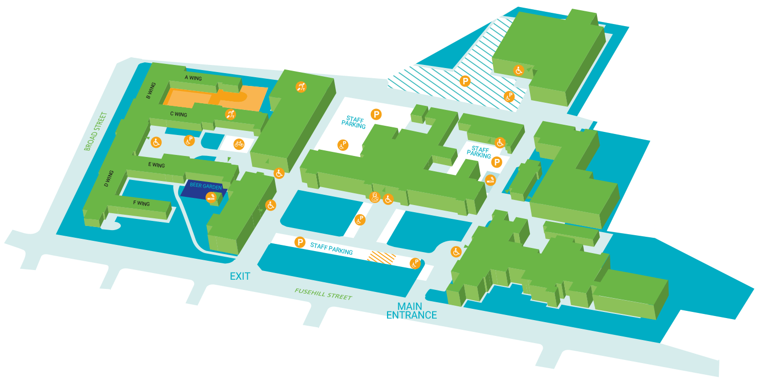 Fusehill campus map