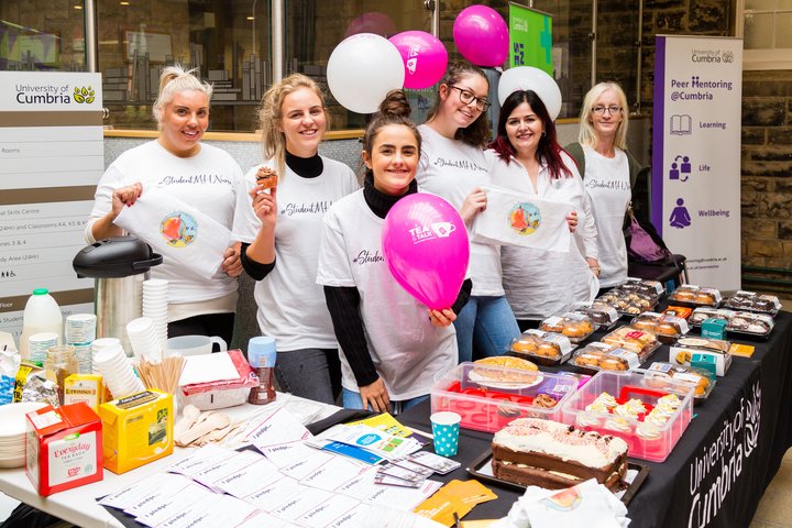 Mental Health Nurses celebrating the Festival of Mental Health at Lancaster