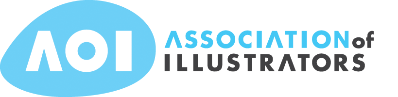 Blue association of illustrators logo