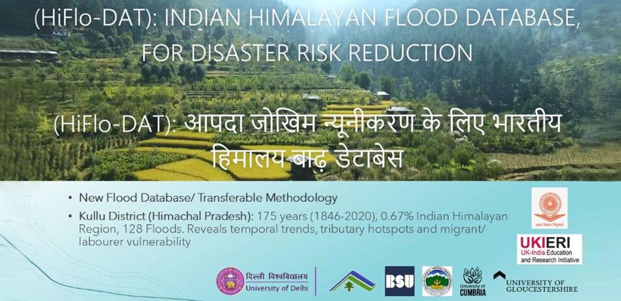 Himalayan Flood Database for Disaster Risk Reduction: ‘HiFlo-DAT’