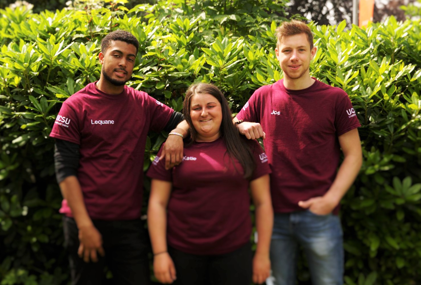 Students Union Officers, Lequane, Katie and Joe