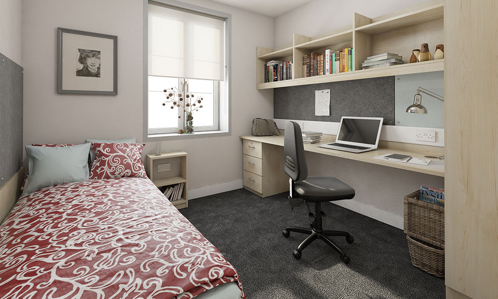 Denton Holme Student Village Bedroom, 