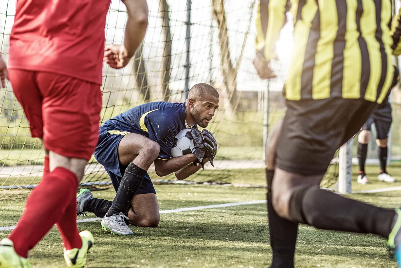 football resized, People playing football., 