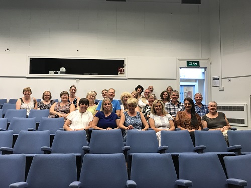 CM89 5oopx, 1989 Reunion Sat in the lecture theatre