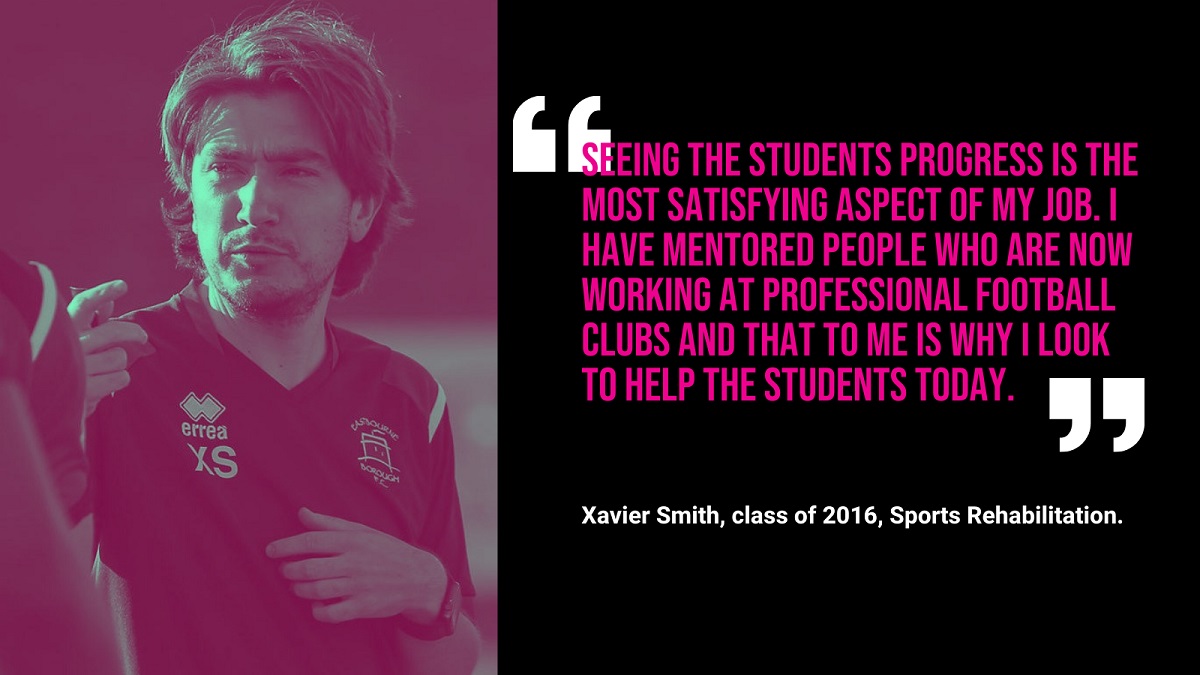 From student to staff with Xavier Smith name