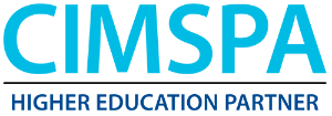 CIMSPA logo, CIMSPA Higher Education Partner logo