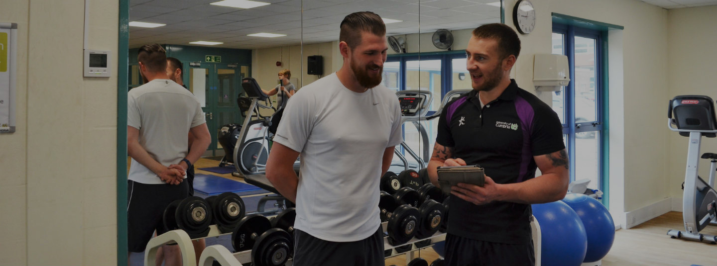 Fitness training at Carlisle Sports Centre