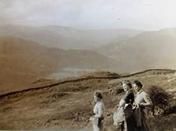 Hiking, 1939 or 1940 Wansfell - Hannah Bridgeman, Max EMS & Bridget Hordern hiking