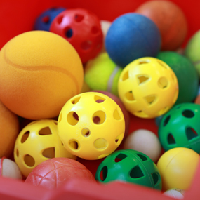 close up - balls