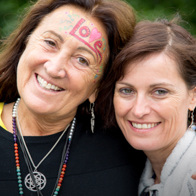 Lynne and Jacqui at IFLAS event