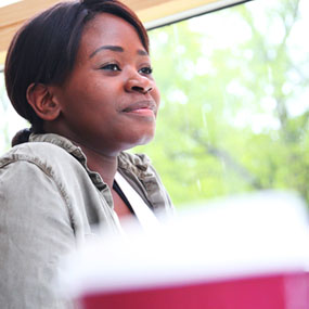 student smiling 