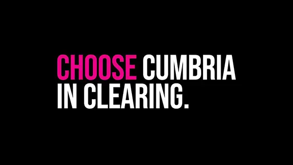 Choose Cumbria in clearing