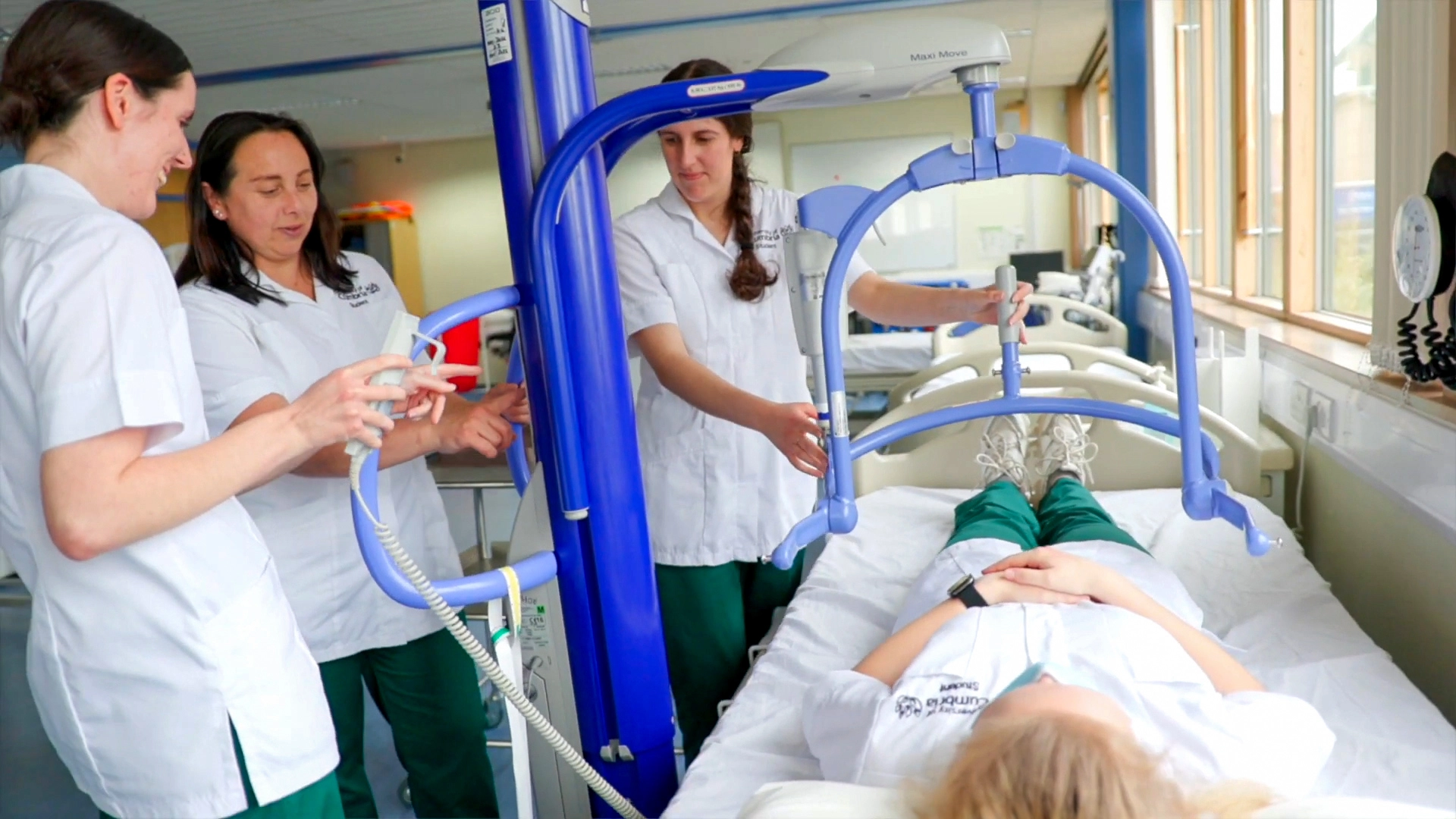 Occupational Therapy students using facilities