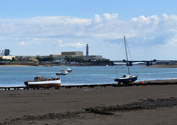 Looking over the sea in Barrow-in-Furness