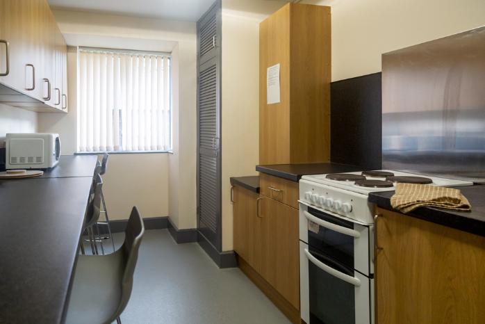 Brampton Road Halls of Residence Wide Angle Kitchen