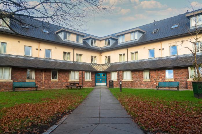 Brampton Road Halls of Residence from the Outside