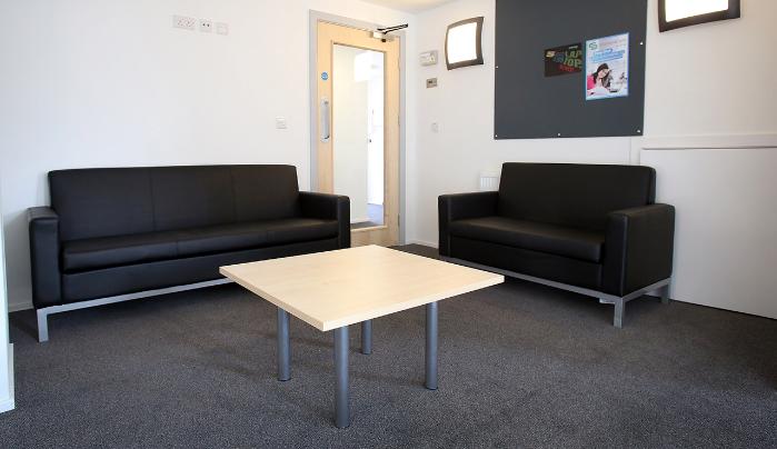 Shared space for students to socialise at Denton Holme