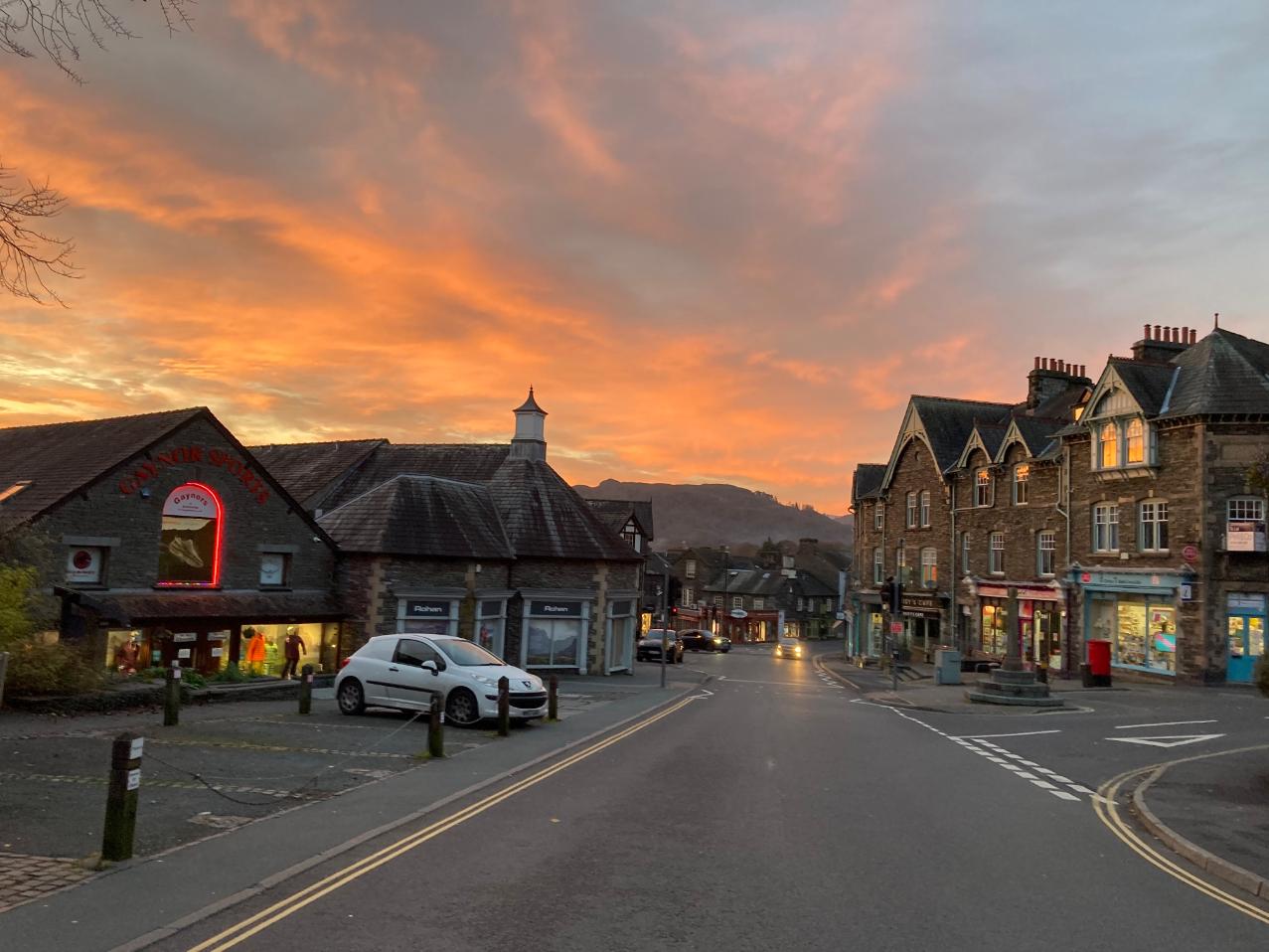 Ambleside in the evening