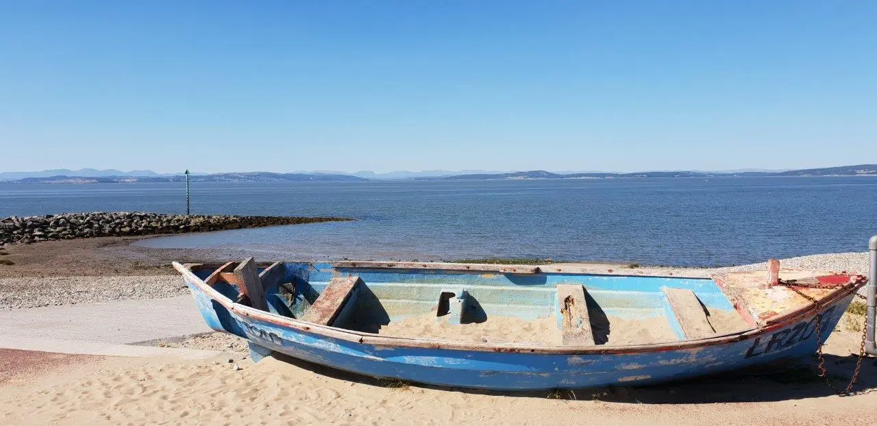 Boat on Morecambe Bay