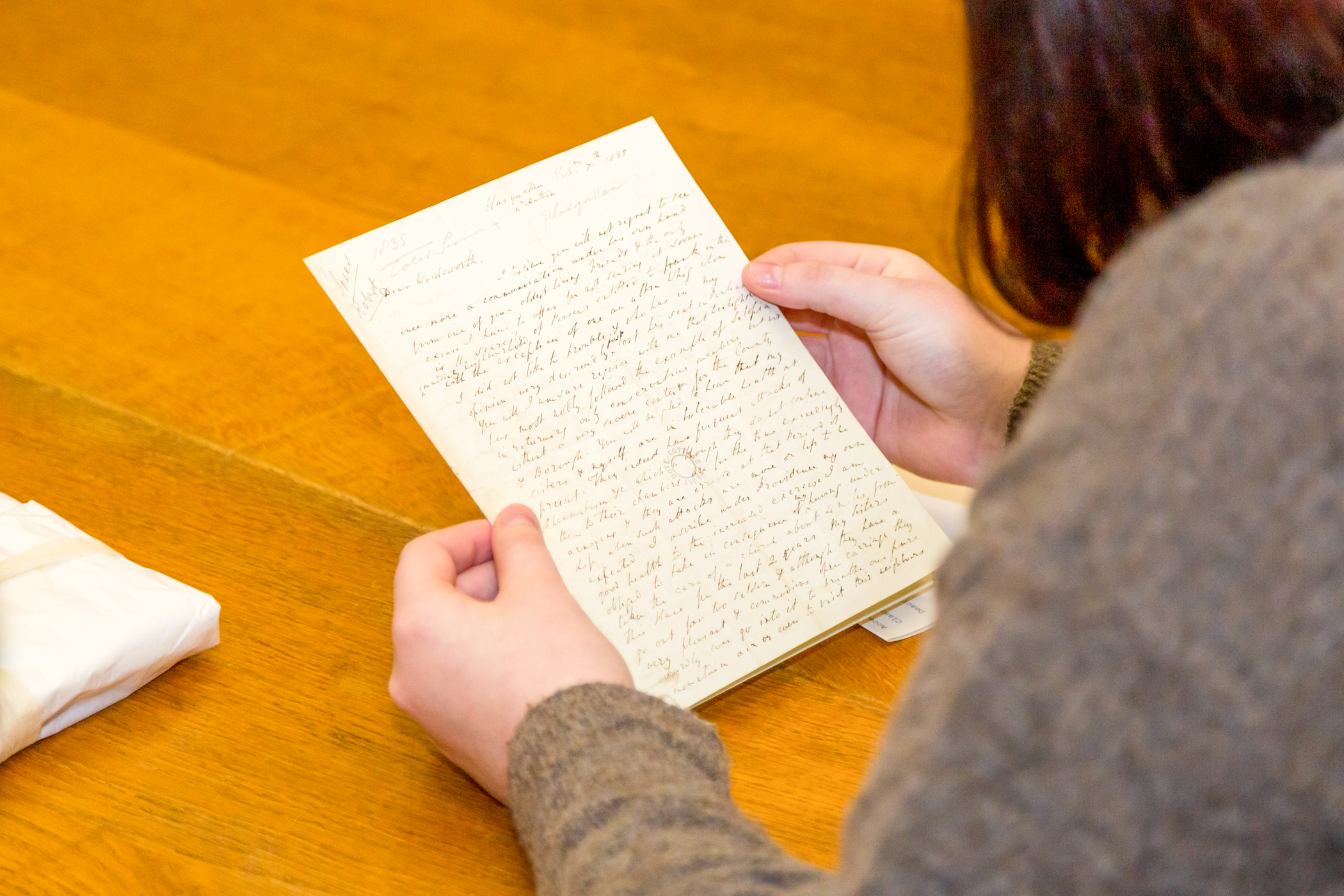 A snippet of Dorothy Wordsworth's journal. 