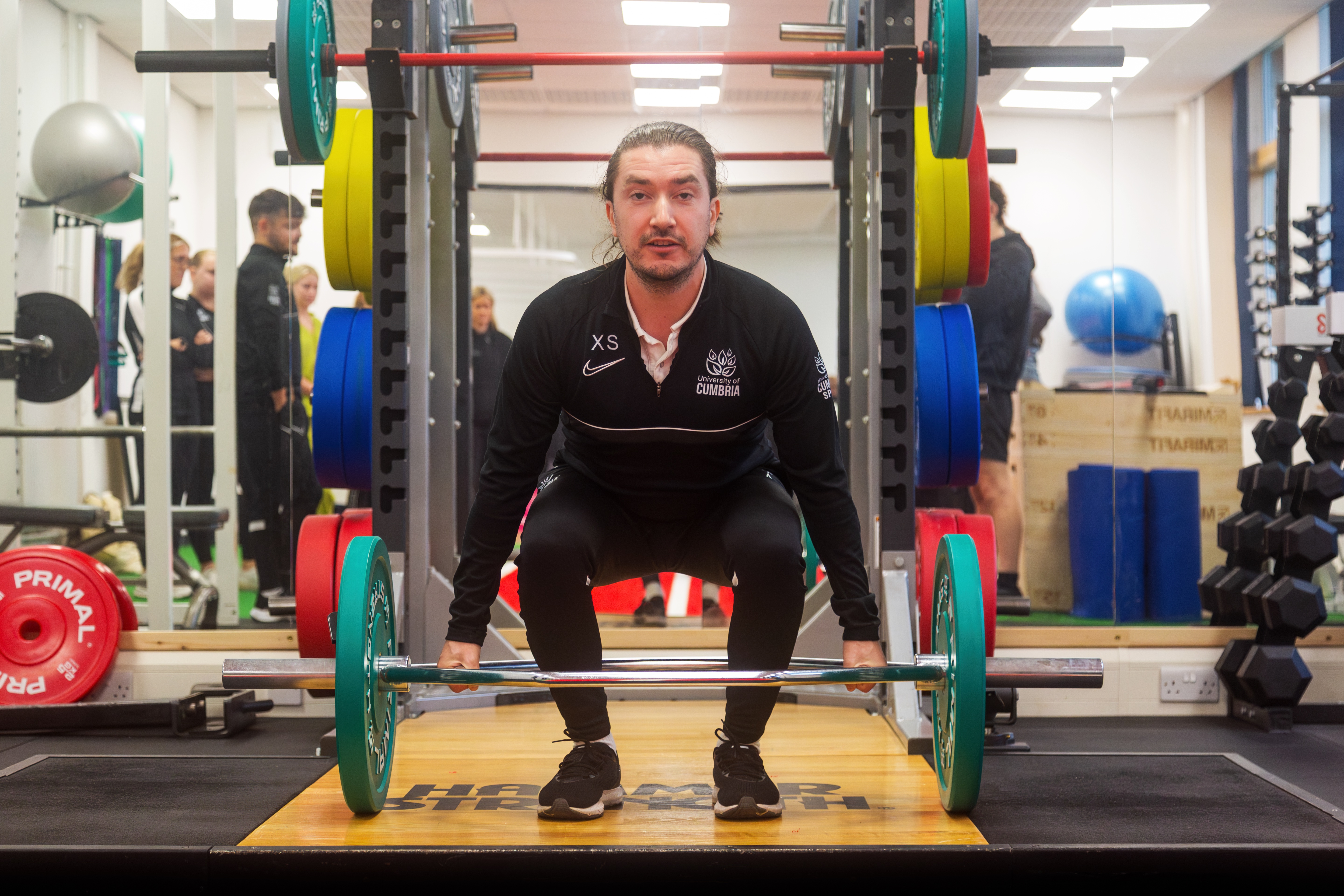 Sport student using facilities 