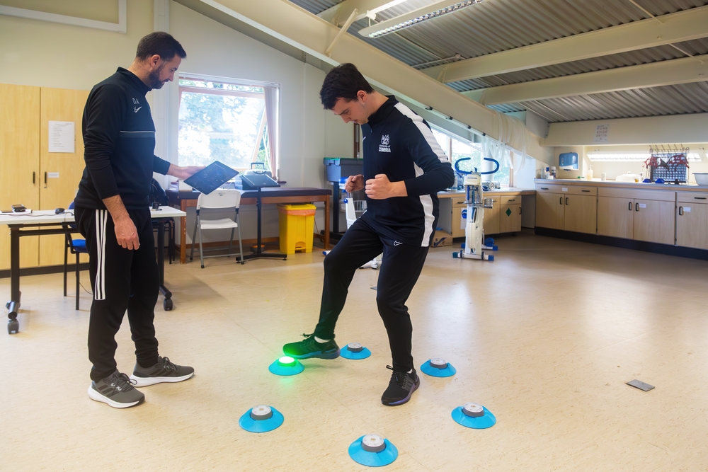 Sport student using facilities Sport student using facilities