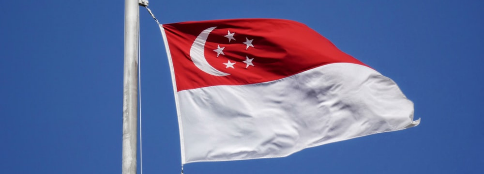 Singapore flag.