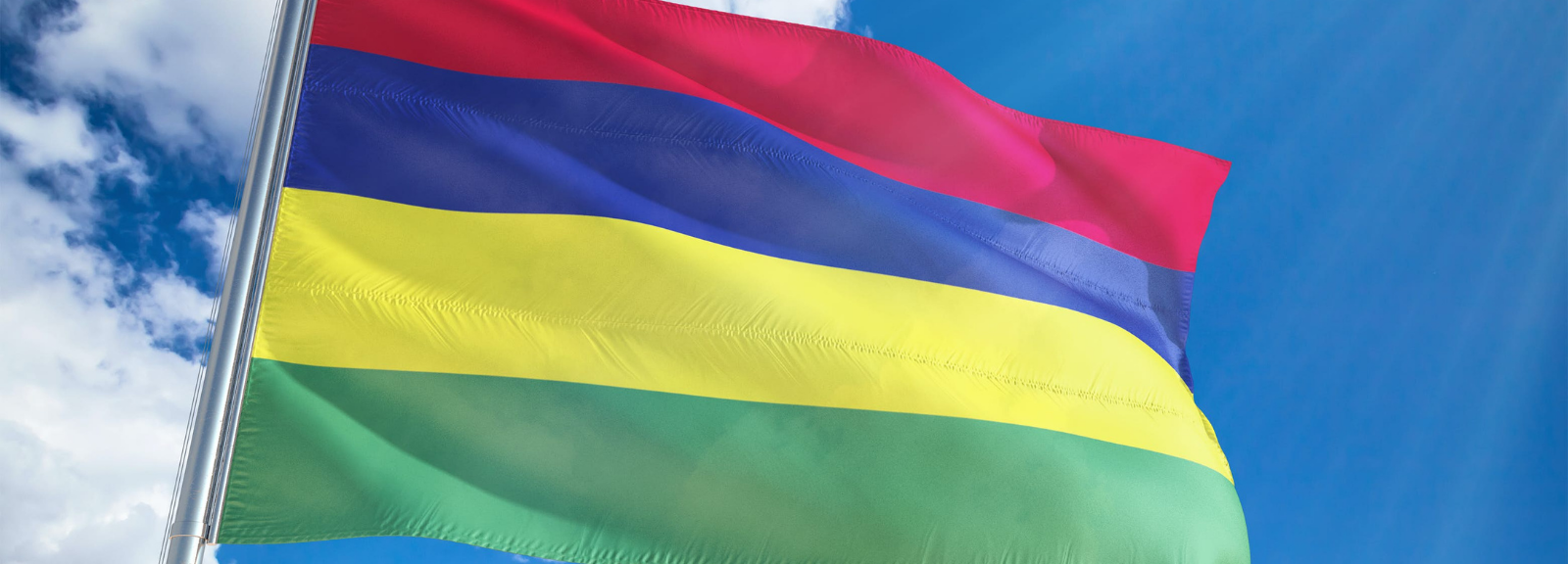 Flag of Mauritius.