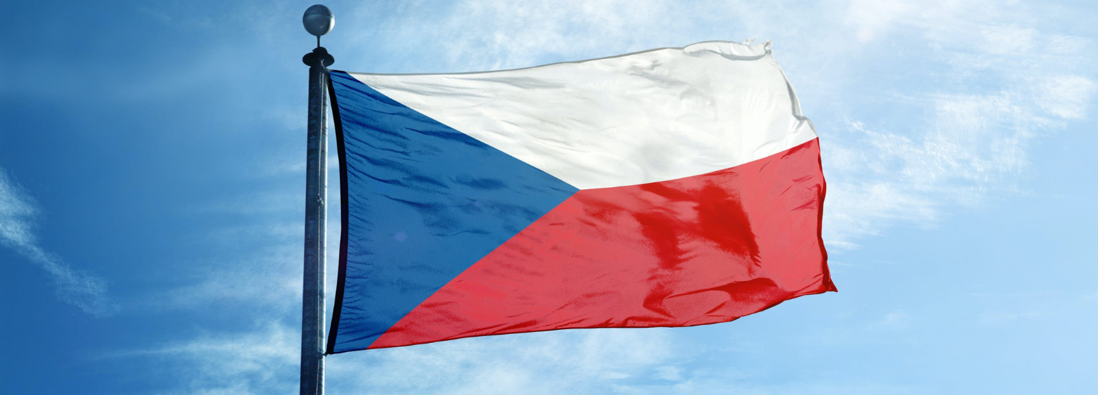 The Czech Republic flag.