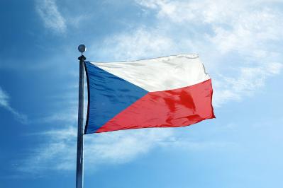 The Czech Republic flag