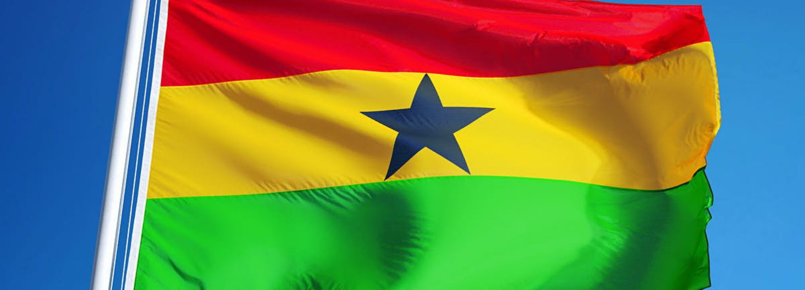 Ghana flag.