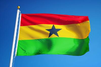 Ghana flag.