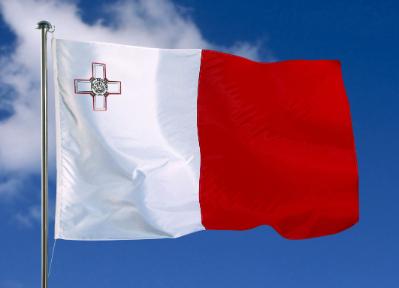 The flag of Malta.