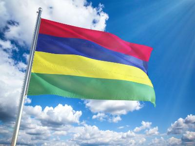 Flag of Mauritius.