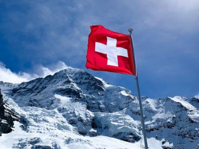 The Swiss flag