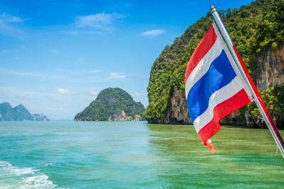 Flag of Thailand.
