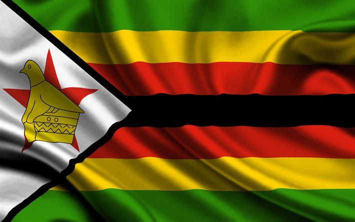 Zimbabwean flag. 